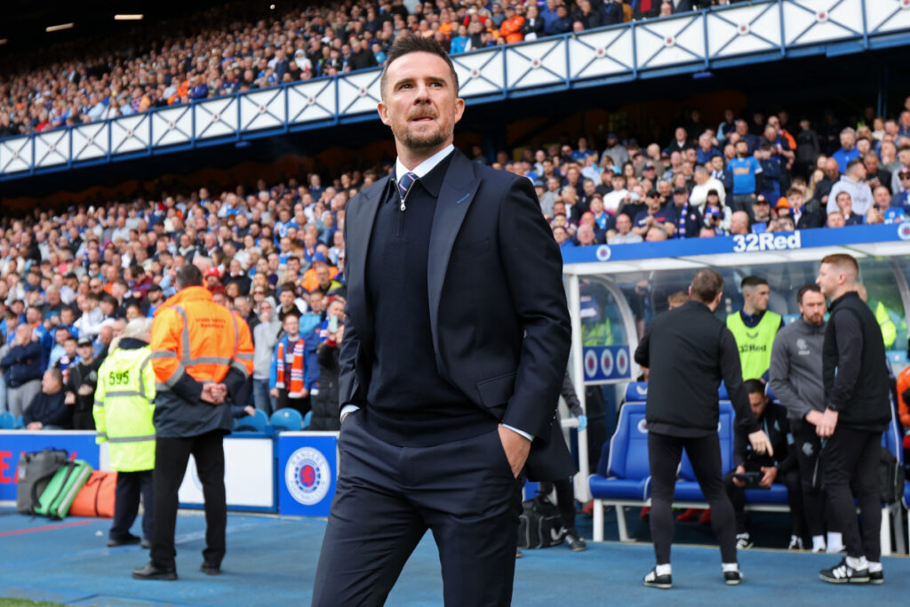 Barry Ferguson walks out at Ibrox as interim manager of Rangers